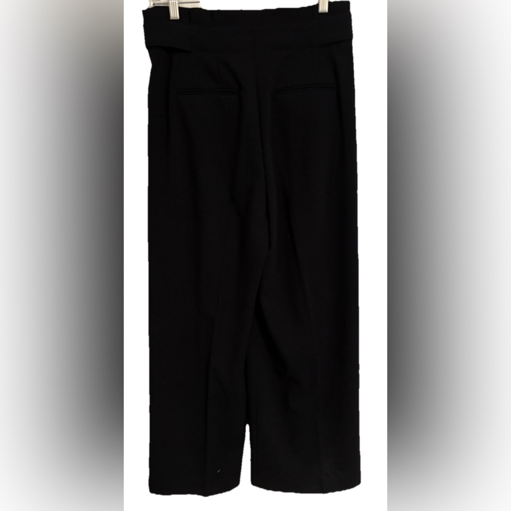 Ann Taylor Black High-Waisted Wide-Leg Dress Pants – Size 6 - Picture 3 of 4
